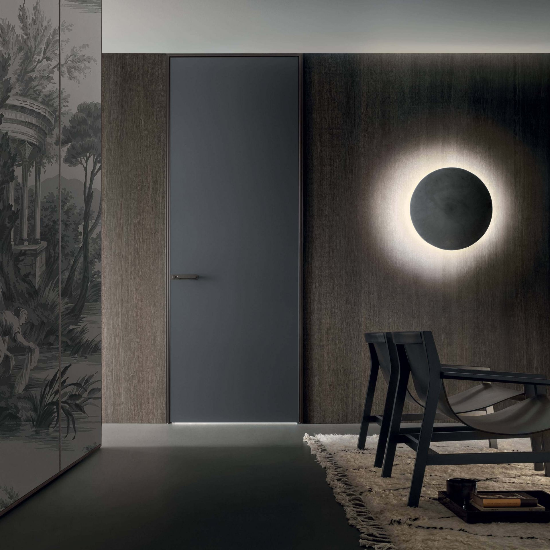 Elegantna notranja vrata v sodobnem prostoru